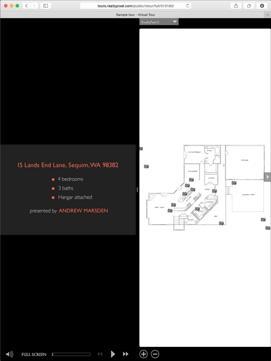 16-Clicking on Simple Layout Tour